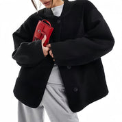 Livia Gewatteerde Jas | Oversized Damesjas met Ruime Pasvorm en Stijlvolle Look