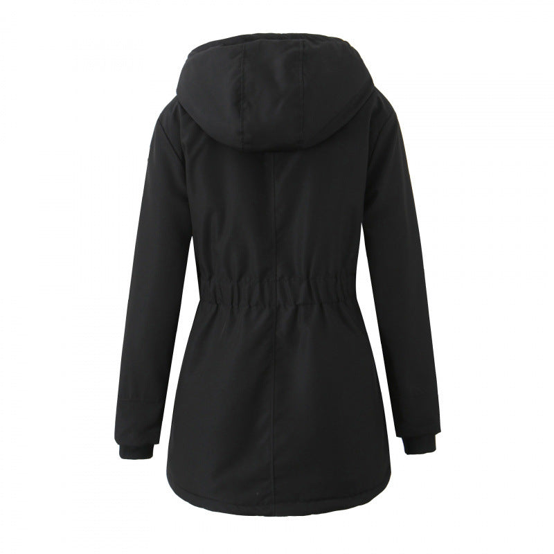 Giovanna Winterjas voor Dames | Warme Fleecevoering en Verstelbare Capuchon