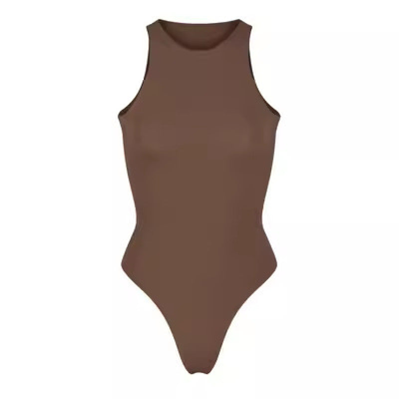 Sofia Bodysuit | Dames Bodysuit met Hoge Kraag en Minimalistisch Design