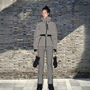 Valeria Winterjas | Warme Damesjas met Hoge Kraag en Tailleceintuur