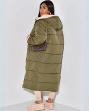 DYD Dames Omkeerbare Winterjas – Dubbelzijdig Design met Flatterende Pasvorm