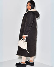 DYD Dames Omkeerbare Winterjas – Dubbelzijdig Design met Flatterende Pasvorm