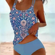 Luciana Badpakset | Tankini met Verstelbare Bandjes en Trendy Bikinibroekje