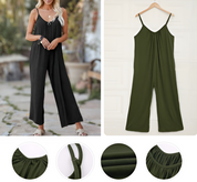 Anika Jumpsuit | Mouwloze Basic Jumpsuit met Stretch en Comfortabele Pasvorm