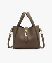 Allegra Tas | Vegan Leren Schoudertas met Verstelbare Riem en Beveiligde Sluiting