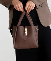 Allegra Tas | Vegan Leren Schoudertas met Verstelbare Riem en Beveiligde Sluiting