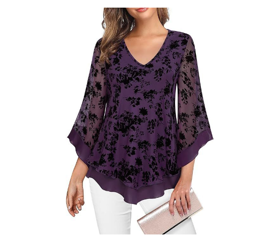 Chiara Top | Dames Eenvoudige Elegante top met Kant details