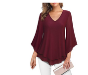 Chiara Top | Dames Eenvoudige Elegante top met Kant details