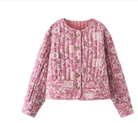 Giulia Jas | Dames Boho zomerjas met Bloemenprint en Losvallende Pasvorm