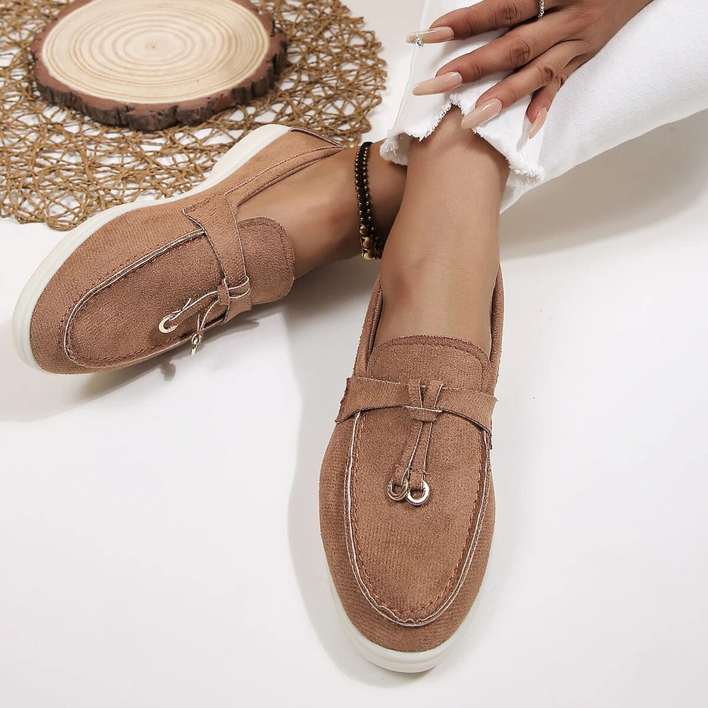 Audelia Loafers | Comfortabele Dames Loafers met Luxe Suède Look en Ondersteunende Zool