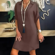 Bianca Dress | Elegante Buikcorrigerende Jurk met Luxe Materiaal en Tijdloze Pasvorm