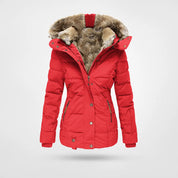 Chiara Winterjas | Warme Dames Winterjas met Capuchon en Faux-Fur Voering