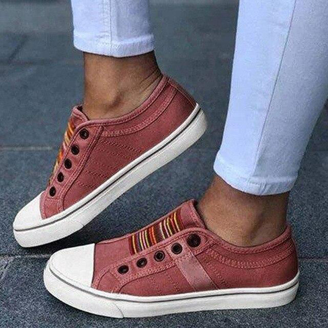 Dames Sneakers Veters Luchtige Pasvorm Casual Dagelijks - Blauw / Groen / Rood - Maelen