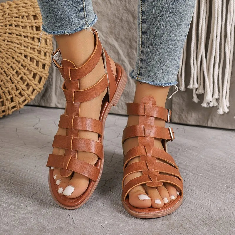 Ava Sandalen | Elegante Zomersandalen met Gevoerde Zool en Ademend Design