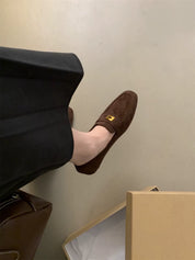Suède Loafers Dames. Lichtgewicht, Tijdloos Comfortabel – Maison Elara