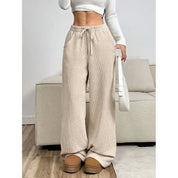 Sofia Broek | Dames Corduroy Broek met Hoge Taille en Relaxte Pasvorm