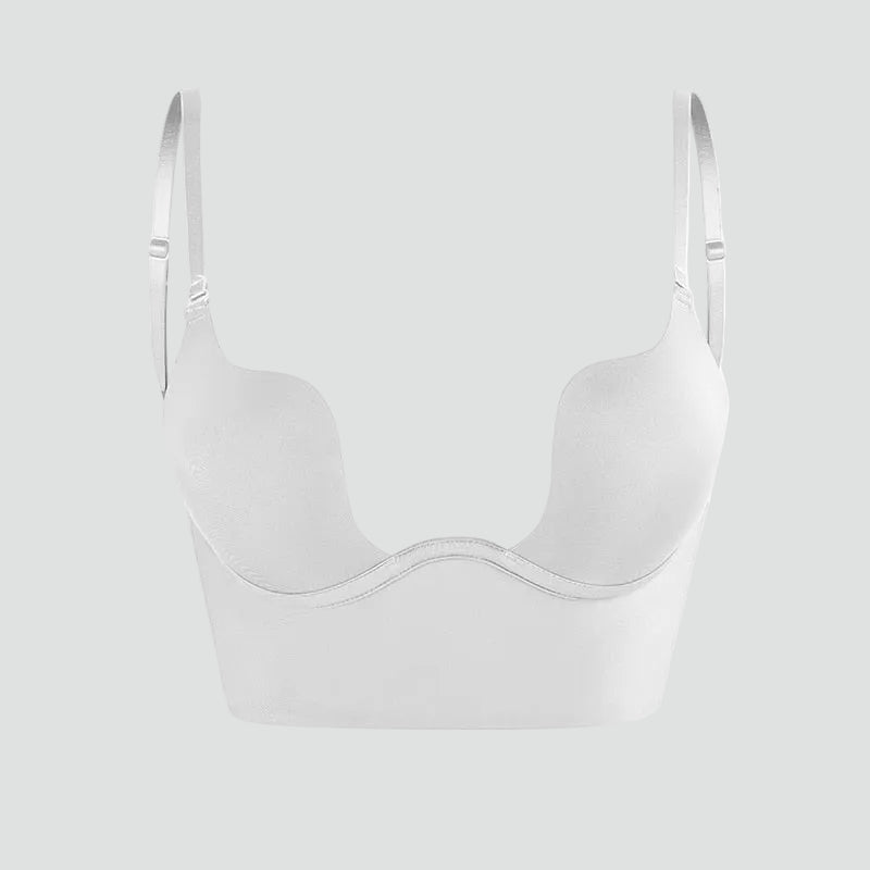 Zelfdragende Push-up Beha Dames voor Open Rug met Verstelbare Bandjes, Onzichtbaar onder Kleding - Lingerie Essentials