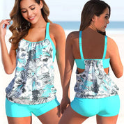 Amira Tankini Set | Fashion Tanktop en Bikinibroekje voor stijl en bedekking