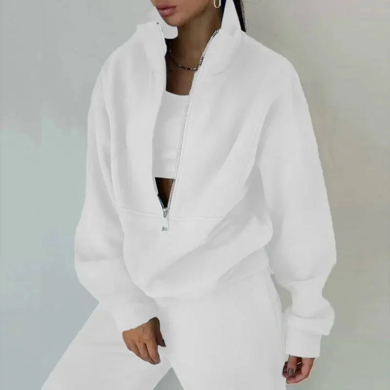 Elena Set | Dames Loungewear Set met Warme Trui en Broek in Moderne Pasvorm