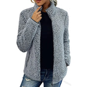 Clara Montelli | Luxe Fleece Jacket Dames – Warme & Stijlvolle Jas voor Herfst en Winter
