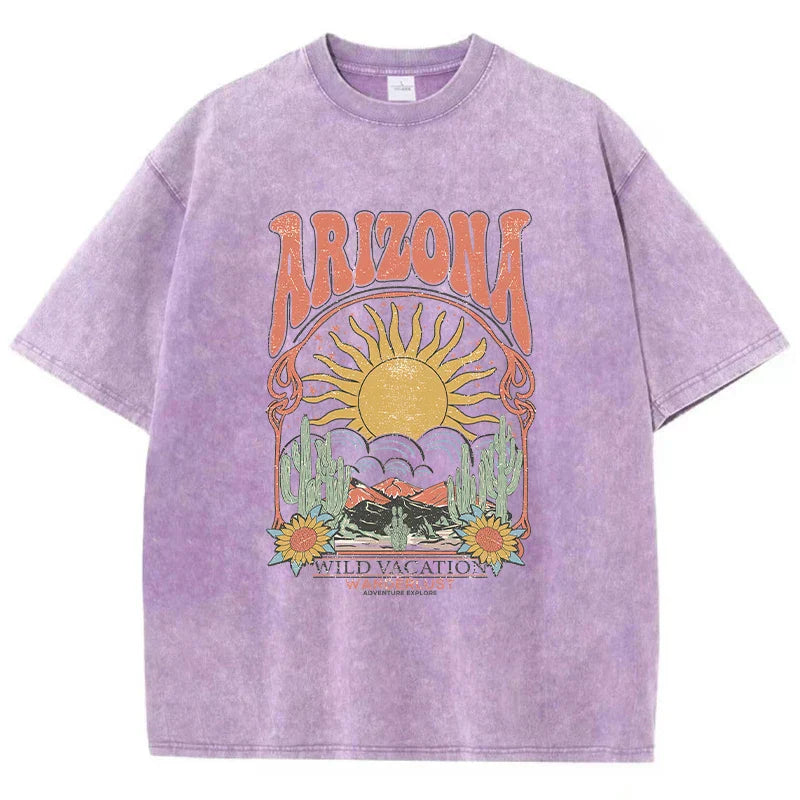 Dalina T-shirt | Vintage Geïnspireerd T-shirt van Zacht Gewassen Katoen