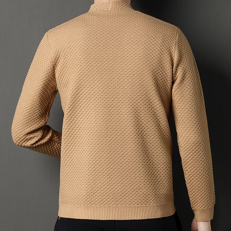 Dominic Vest | Gebreid Herenvest met Luxe Pasvorm en Tijdloze Stijl