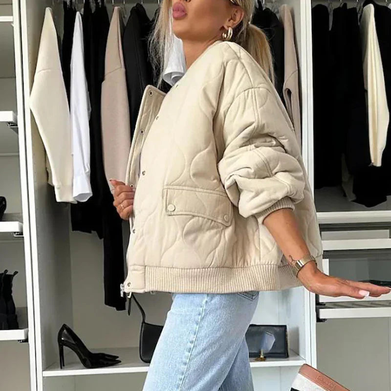 Trendy Bomberjack voor Dames - Tussenjas Dames - Stijlvol en Comfortabel - Livia Molecci