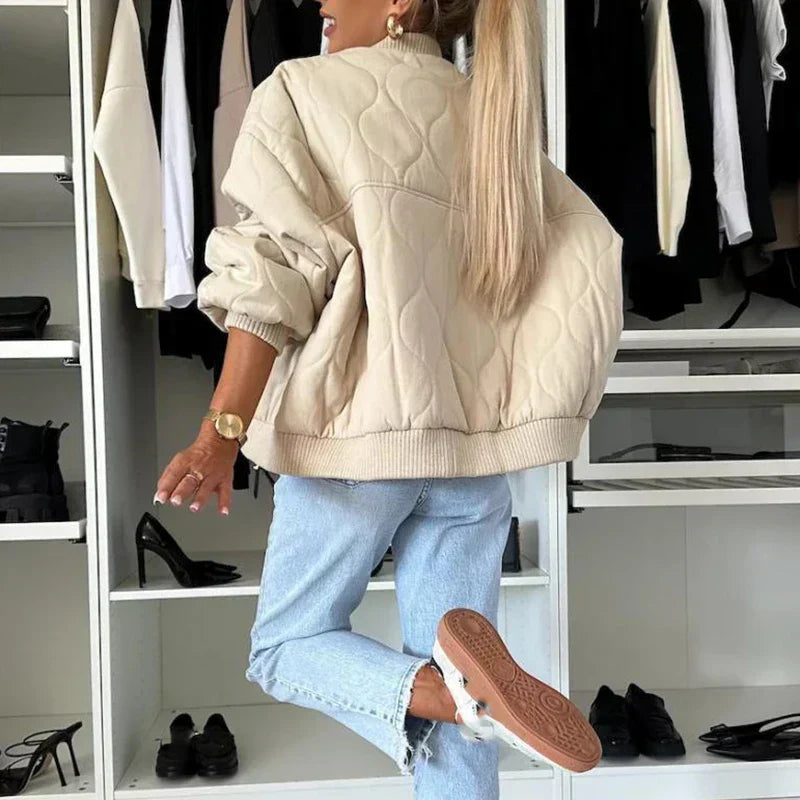 Trendy Bomberjack voor Dames - Tussenjas Dames - Stijlvol en Comfortabel - Livia Molecci