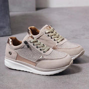Claudia Sneaker | Orthopedische Dames-Sneaker met Ritssluiting en Flexibele Zool