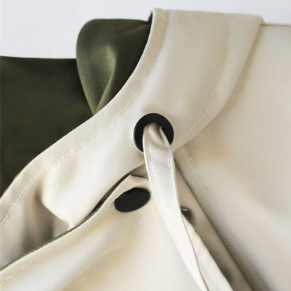 Allegra Coat | Water- en Winddichte Oversized Jas met Dubbele Kraag