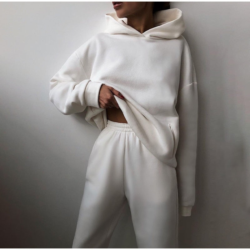 Valentina Loungewear Set | Gezellig Oversized Damespak met Trui en Joggingbroek