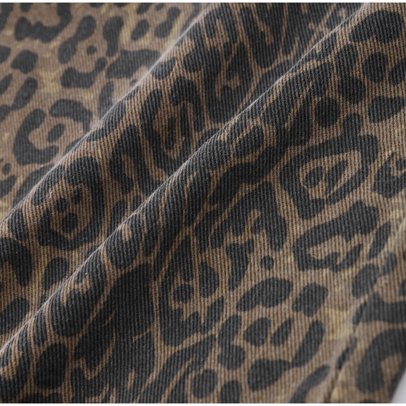 Lois Jeans | Luipaardprint Damesjeans met Lage Taille en Losse Pasvorm