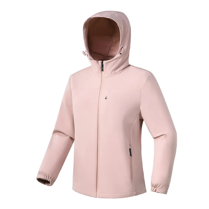Elena Softshell Jas | Dames Softshell Jas met Capuchon en Sportieve Pasvorm