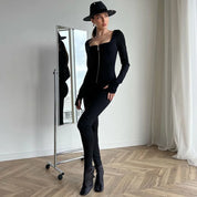 Chiara Jumpsuit | Bodycon Jumpsuit voor Dames met Gestroomlijnde Pasvorm en Trendy Look