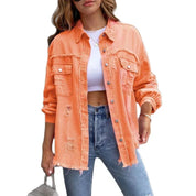 Valentina Jacket | Bohemian Denim Jack met Perfecte Pasvorm en Ibiza Vibes
