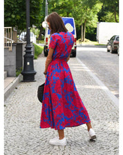 Amelia Bloemenjurk | Tijdloze Elegante Jurk met Bloemenprint en Comfortabele Pasvorm