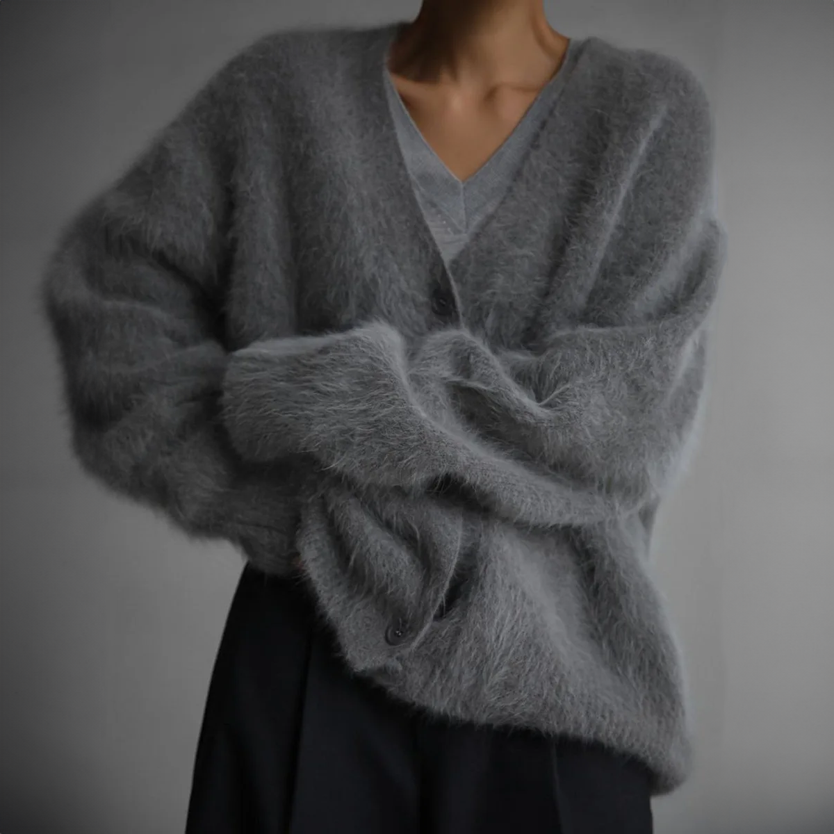 Elena Cardigan | Dames Kasjmier Vest met Tijdloos Design en Regular Fit