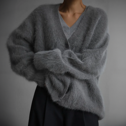 Elena Cardigan | Dames Kasjmier Vest met Tijdloos Design en Regular Fit