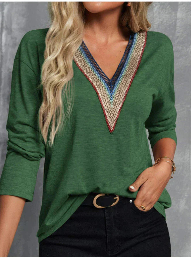 Aureliana Blouse | Comfortabele Damesblouse van Lichtgewicht Ademende Stof met Verfijnde Pasvorm