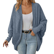 Bontu | Lange Gebreide Cardigan met Batwing-Mouwen
