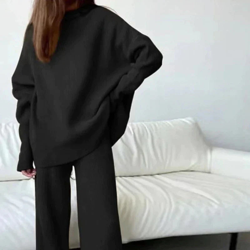 Calia Set | Gebreide Coltrui en Legging voor Comfort met Stijlvolle Flair