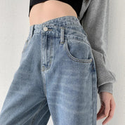 Livia Jeans | Dames Mom Jeans met Hoge Taille en Klassieke Pasvorm