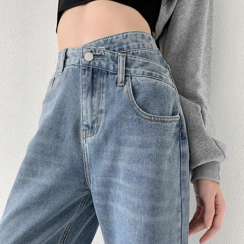 Livia Jeans | Dames Mom Jeans met Hoge Taille en Klassieke Pasvorm
