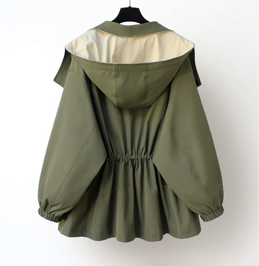 Allegra Coat | Water- en Winddichte Oversized Jas met Dubbele Kraag