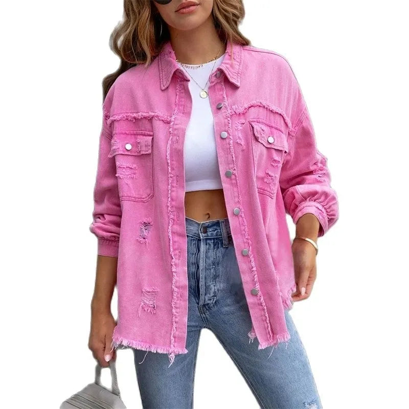 Valentina Jacket | Bohemian Denim Jack met Perfecte Pasvorm en Ibiza Vibes