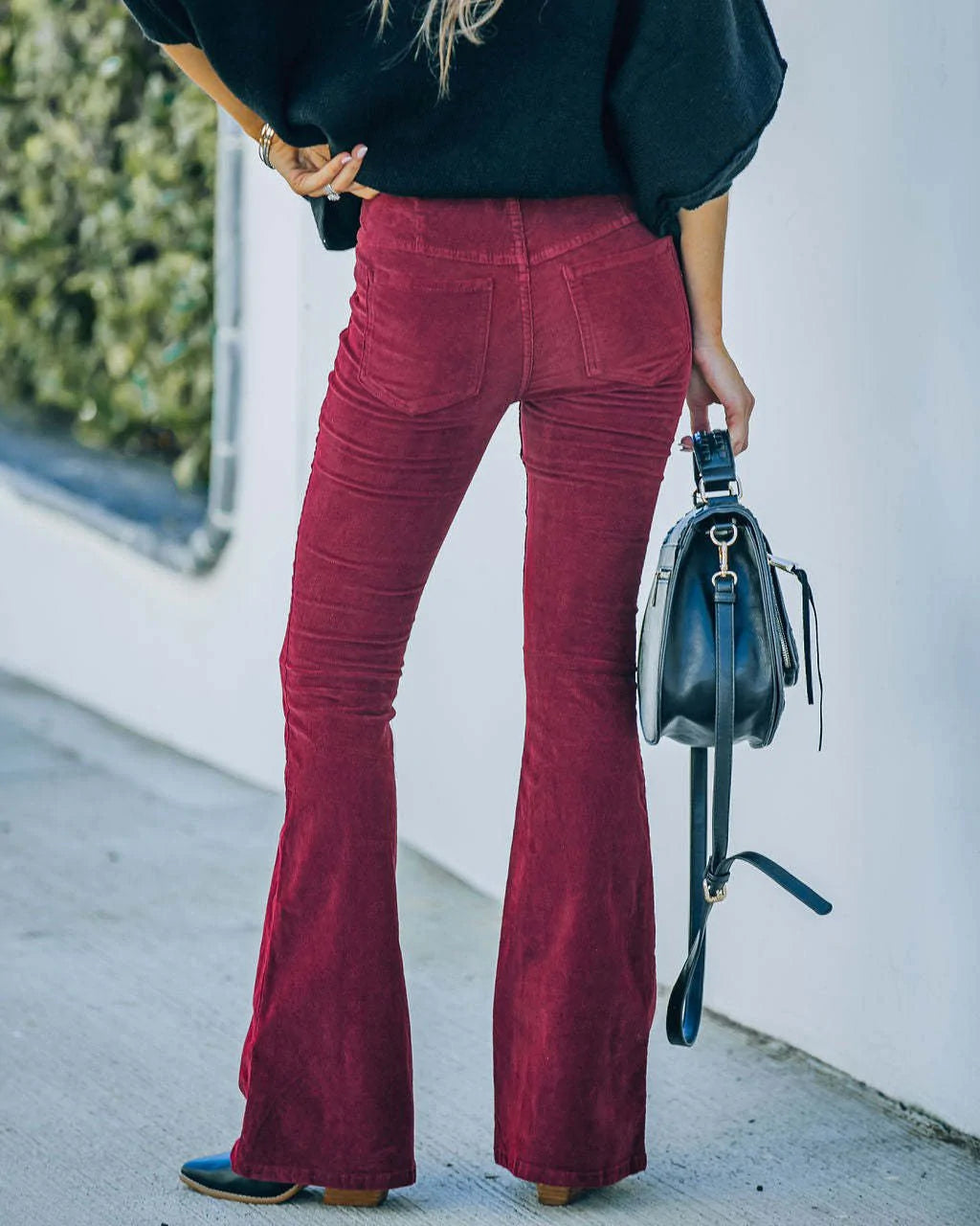 Selena Flare Pants | High Waist Flare Broek met Comfortabele Stretch en Trendy Pasvorm