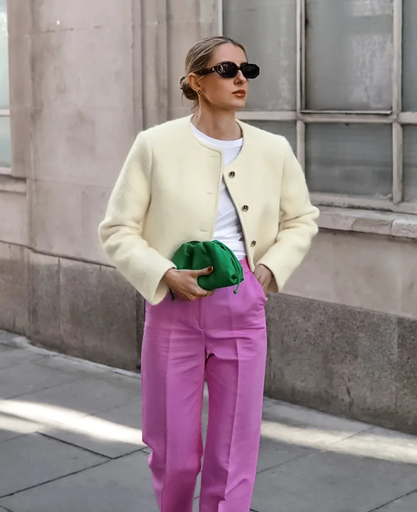 Francesca Jas | Chique Minimalistische Dames zomerjas met Tijdloos Design en Elegante Pasvorm