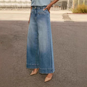 Sofia Jeans | Dames Mom Jeans met Hoge Taille en Wijde Pijpen