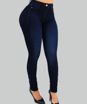 Giulia Broek | Dames Stretch Broek met Hoge Taille en Slim Fit Pasvorm