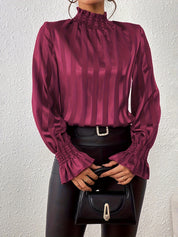 Isabella Moreau | Luxe Satijnen Blouse